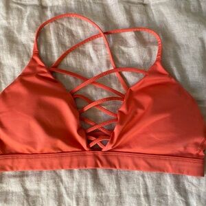 XS / Small Women's Pink / Orange Sports Bra